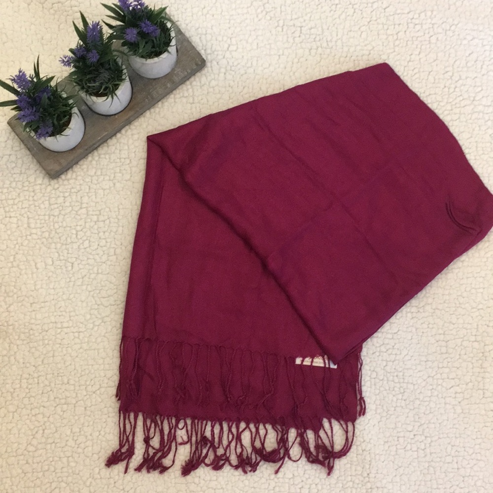Pashmina and Silk Scarf